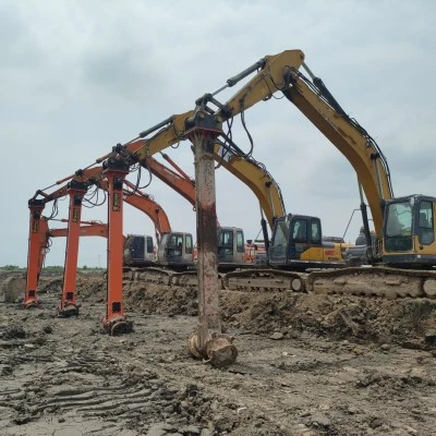 Hệ thống hóa rắn bùn máy xúc